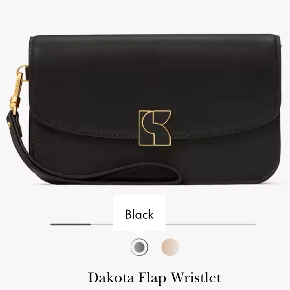 Kate Spade purse in Black Dakota Wristlet NWT!